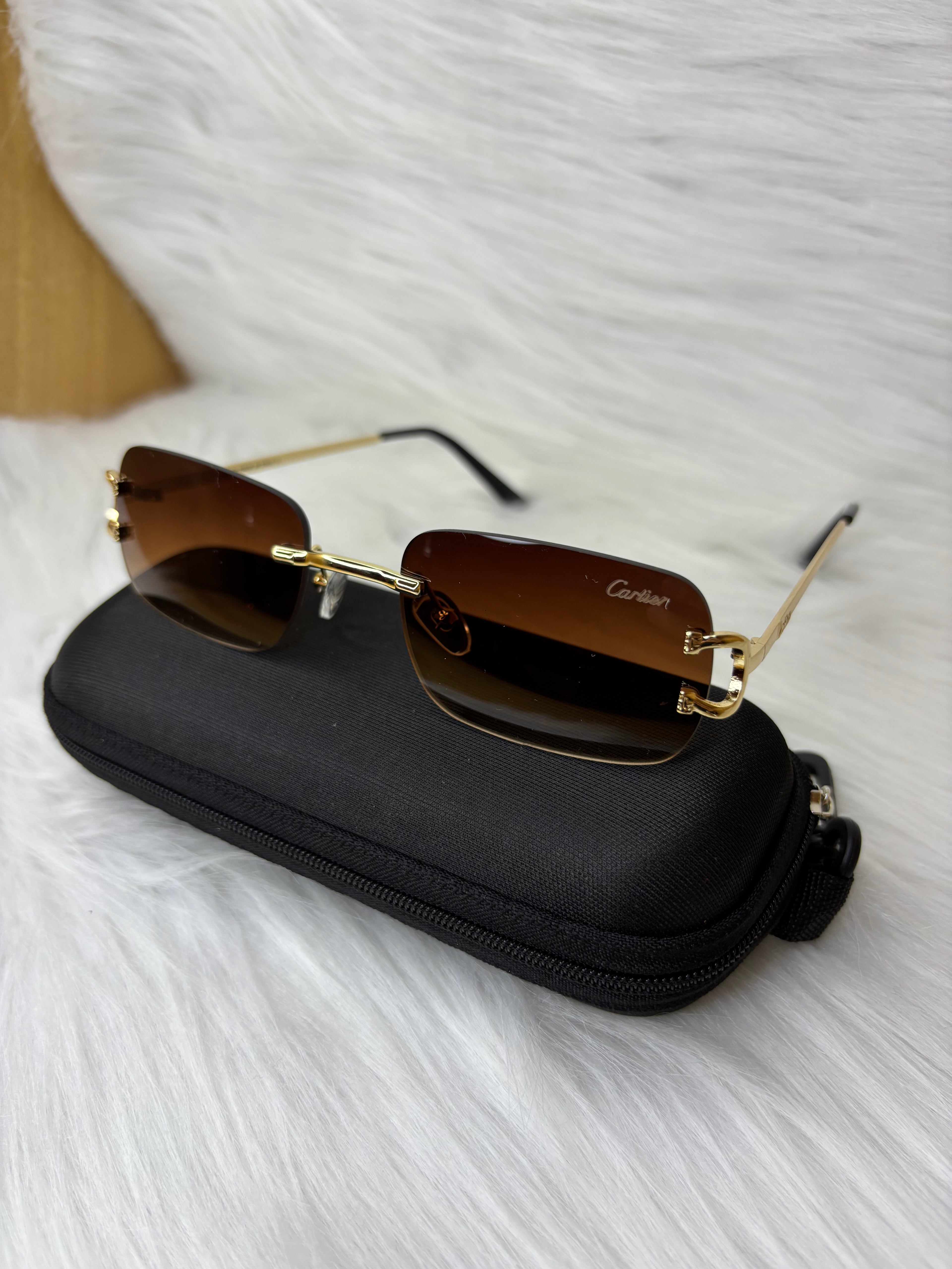 Cartier style ziyach marron foncé